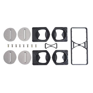 Spark R&D Spark Canted Pucks - Durable Stable Reliable Lightweight Easy-to-Install Pucks Splitboard Bindings Pucks with 3-Degree Canting