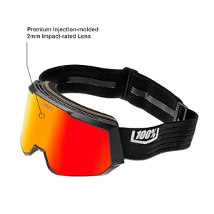 100% ARMEGA Premium Protective Sport Goggles with Ultra HD Lens & Nose Guard