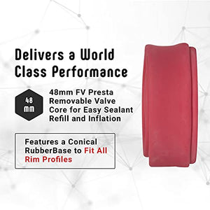 Vittoria Competition Latex Tube - Performance Bike Tire Tube - Lightweight Bicycle Inner Tubes for Racing - 48mm Valve