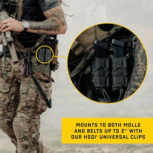 High Speed Gear Triple Pistol TACO MOLLE Mag Pouch