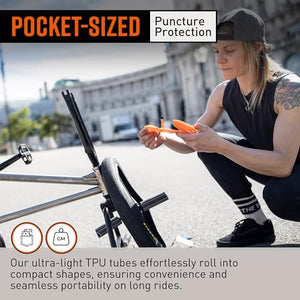 Tubolito Tubo-BMX TPU Inner Tube 20", 22”, and 24” Wheel Sizes | Fits Tire Widths 1.5" - 2.5" and 1 1/8" - 1 3/8" | Schrader & Presta Valve Options | Compatible with Rim & Disc Brakes