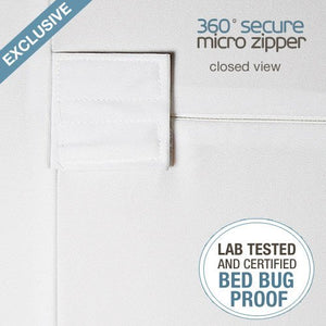 SafeRest Premium Low Profile Box Spring Encasement - Waterproof - Breathable, Noiseless and Vinyl Free - 5.5"