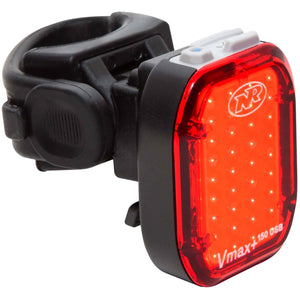 NiteRider Vmax+ 150 Lumens USB Rechargeable Bike Tail Light Powerful Daylight Visible Bicycle LED Rear Light Easy to Install Road Mountain City Commuting Adventure Cycling Safety Flash