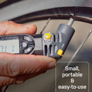 Topeak SmartGauge D2 Digital Tire Pressure Gauge – Presta/Schrader Compatible, 250 Psi/17 Bar, Precision Air Pressure Reader with LCD Display for Bikes, Motorcycles & Sports Equipment