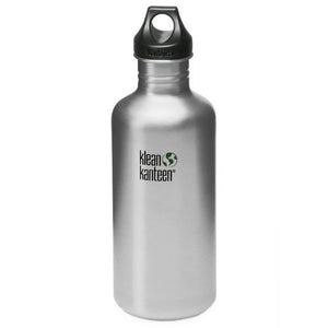 Klean Kanteen 18oz Kanteen Classic (w/Loop Cap) Brushed Stainless