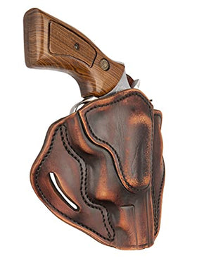 1791 GUNLEATHER Taurus Judge Holster - OWB Leather Revolver Holster - Right Handed Leather Gun Holster for Belts - Fits S&W Governor, Taurus Judge and Taurus Public Defender