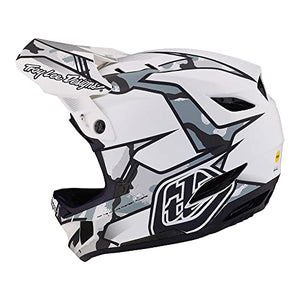 Troy Lee Designs Adult | Downhill | Mountain Bike | BMX | Full Face D4 Composite Helmet Stealth W/MIPS