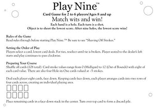 Play Nine - The Card Game of Golf!