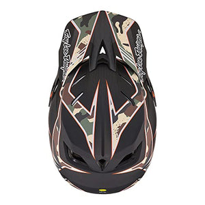 Troy Lee Designs Adult | Downhill | Mountain Bike | BMX | Full Face D4 Composite Helmet Stealth W/MIPS