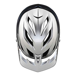 Troy Lee Designs Adult | All Mountain | Mountain Bike | A3 Helmet Uno W/MIPS (Silver/Electro, XS/SM)