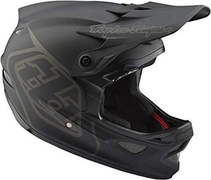 Troy Lee Designs D3 Fiberlite US Helmet: Mono