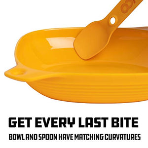 UCO 4-Piece Camping Mess Kit with Bowl, Plate and 3-in-1 Spork Utensil Set