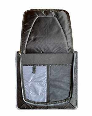 Five Star 2 inch 3 Ring Zipper Binder with Handle 530 Sheet Capacity, 3-1/2" X 12" X 12-3/4