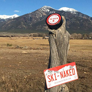 Ski Balm | SPF 40 Natural Lip Balm and Face Sunscreen | Best Face Mask for Winter Sports, Avoid Goggle Tan (1.5 oz)