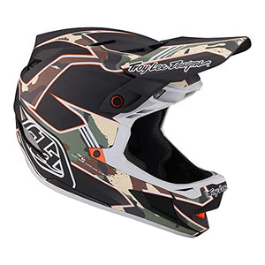 Troy Lee Designs Adult | Downhill | Mountain Bike | BMX | Full Face D4 Composite Helmet Stealth W/MIPS