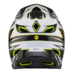 Troy Lee Designs D4 Carbon Full Face Mountain Bike Helmet for Max Ventilation Lightweight MIPS EPP EPS Racing Downhill DH BMX MTB - Adult Men Women