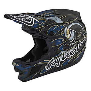 Troy Lee Designs Adult | Limited Edition | BMX | Downhill Mountain Bike D4 Carbon Helmet