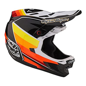 Troy Lee Designs D4 Carbon Full Face Mountain Bike Helmet for Max Ventilation Lightweight MIPS EPP EPS Racing Downhill DH BMX MTB - Adult Men Women