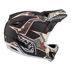 Troy Lee Designs Adult | Downhill | Mountain Bike | BMX | Full Face D4 Composite Helmet Stealth W/MIPS