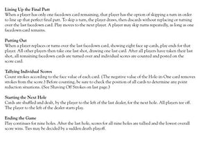 Play Nine - The Card Game of Golf!