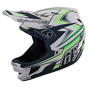 Troy Lee Designs Adult | Downhill | Mountain Bike | BMX | Full Face D4 Composite Helmet Stealth W/MIPS