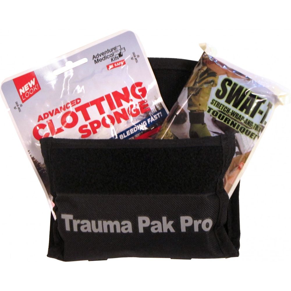 Adventure Medical Kits Trauma Pack Pro With Quikclot & Swat T Black