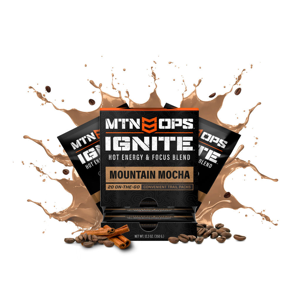 Mtn Ops Hot Ignite Trail Supercharged Energy & Focus Mountain Mocha