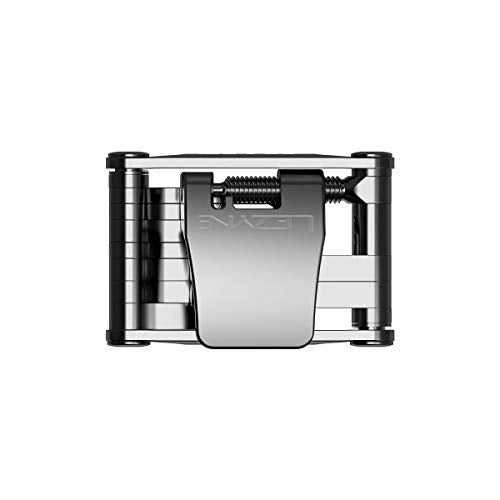 LEZYNE SV PRO Bicycle Multi-Tool, Center Pivot Stainless Steel Bits, Hex, Torx, Lightweight, CNC Alloy Side Plates, Bike Repair Tool