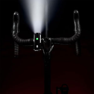 LEZYNE Super Drive Bicycle USB Rechargeable IPX7 White LED Front Light with Multiple Solid & Flash Modes | Integrated Silicone Rubber Strap Mount | Smart Connect | 1600/1800 Lumens Options