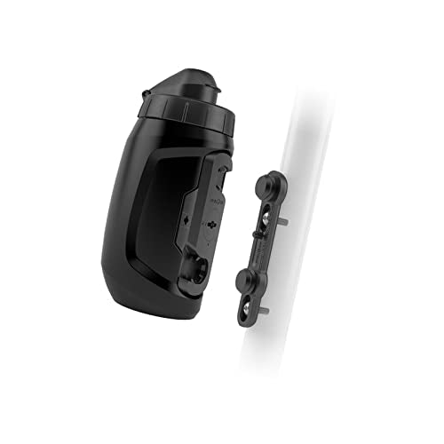 FIDLOCK Twist Bottle + Base Systems | New Leak-Proof, Self-Sealing Bottle Cap | Bike Water Bottle Holder with No Screws & Attached Bottle | Cage Free Magnetic Rack