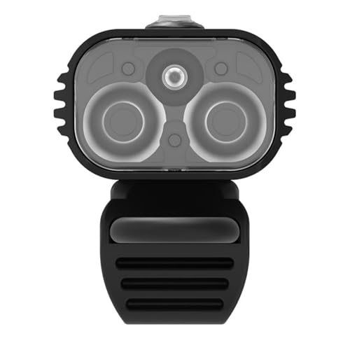 LEZYNE Macro Drive Bicycle USB Rechargeable IPX7 Waterproof 3 White LED Tri-Focus Optics Front Light w/ 4 Solid & 3 Flash Modes | Silicone Rubber Mounting Strap - 1400/1300 Lumens Options