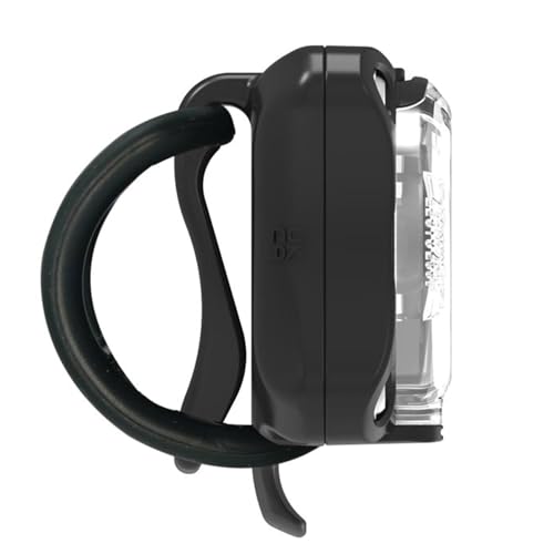 LEZYNE Zecto Drive Bicycle Durable USB Rechargeable IPX7 Waterproof 250 Lumens White LEDs Front Light w/Multiple Solid & Flash Modes | Silicone Rubber Mounting Strap Included