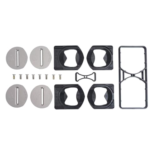 Spark R&D Spark Canted Pucks - Durable Stable Reliable Lightweight Easy-to-Install Pucks Splitboard Bindings Pucks with 3-Degree Canting