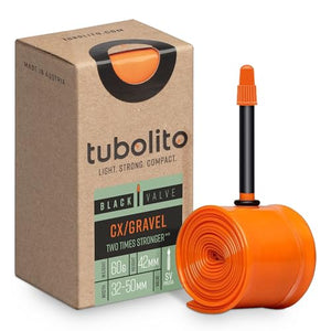 Tubolito CX/Gravel 700C x 32-50mm, 42mm / 60mm Presta Valve | Light, Strong & Compact | Rim & Disc Brake Compatibility