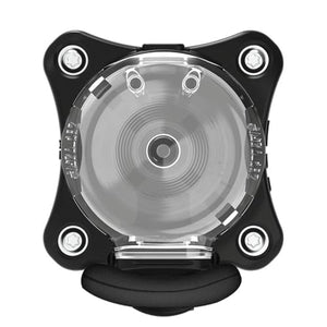 LEZYNE Zecto Drive Bicycle Durable USB Rechargeable IPX7 Waterproof 250 Lumens White LEDs Front Light w/Multiple Solid & Flash Modes | Silicone Rubber Mounting Strap Included