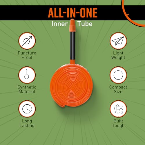 Tubolito CX/Gravel 700C x 32-50mm, 42mm / 60mm Presta Valve | Light, Strong & Compact | Rim & Disc Brake Compatibility