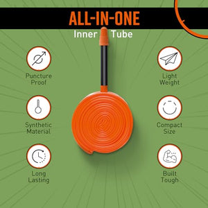 Tubolito CX/Gravel 700C x 32-50mm, 42mm / 60mm Presta Valve | Light, Strong & Compact | Rim & Disc Brake Compatibility