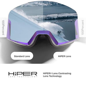 100% ARMEGA Premium Protective Sport Goggles with Ultra HD Lens & Nose Guard