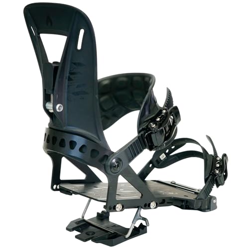 Spark R&D Unisex Surge ST Bindings - Durable Reliable Lightweight Easy-to-Install Puck-Compatible Splitboard Fasteners for All-Mountain, Freeride & Touring