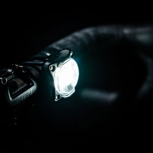 LEZYNE Zecto Drive Bicycle Durable USB Rechargeable IPX7 Waterproof 250 Lumens White LEDs Front Light w/Multiple Solid & Flash Modes | Silicone Rubber Mounting Strap Included