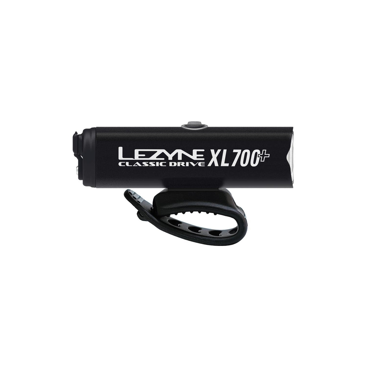 LEZYNE Classic Drive 700XL Bicycle USB Rechargeable IPX7 White LED Front Light w/Multiple Solid & Flash Modes | Integrated Versatile Strap Mount Compatible with Handlebars, 700 Lumens