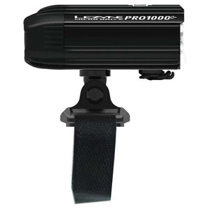 LEZYNE Helmet Micro Drive Pro 1000+ Bicycle Front Light, White LED, 1000 Lumens, Black Aluminum Housing, Road, Mountain, Gravel Bike, USB-C Rechargeable | Includes GoPro Style Mount & Helmet Mount