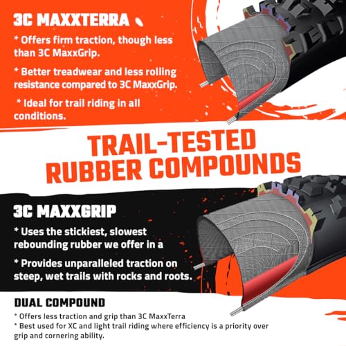 Maxxis Assegai - Dual Compound - 29, 27.5 - EXO - E25 Rating, Tubeless | Supreme Braking and Cornering Traction