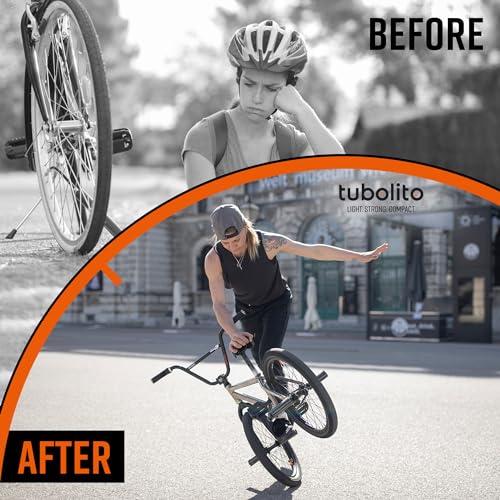 Tubolito Tubo-BMX TPU Inner Tube 20", 22”, and 24” Wheel Sizes | Fits Tire Widths 1.5" - 2.5" and 1 1/8" - 1 3/8" | Schrader & Presta Valve Options | Compatible with Rim & Disc Brakes