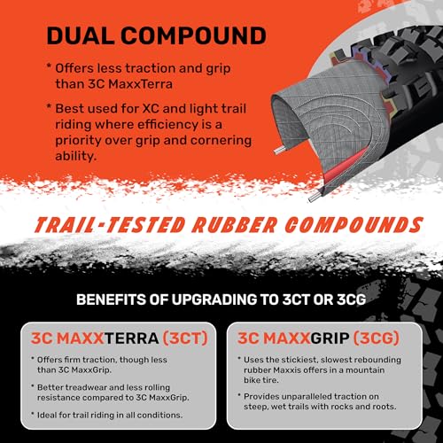 Maxxis Minion DHR2 Folding Dual Compound Exo/tr Tyre - Black, 27.5 x 2.40-Inch