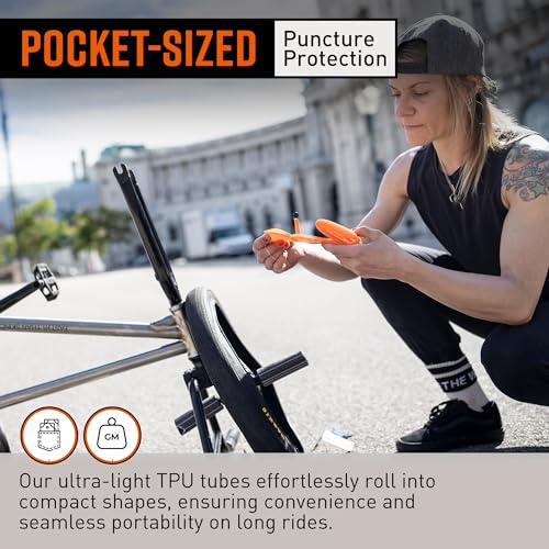 Tubolito Tubo-BMX TPU Inner Tube 20", 22”, and 24” Wheel Sizes | Fits Tire Widths 1.5" - 2.5" and 1 1/8" - 1 3/8" | Schrader & Presta Valve Options | Compatible with Rim & Disc Brakes