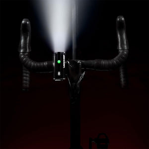 LEZYNE Super Drive Bicycle USB Rechargeable IPX7 White LED Front Light with Multiple Solid & Flash Modes | Integrated Silicone Rubber Strap Mount | Smart Connect | 1600/1800 Lumens Options