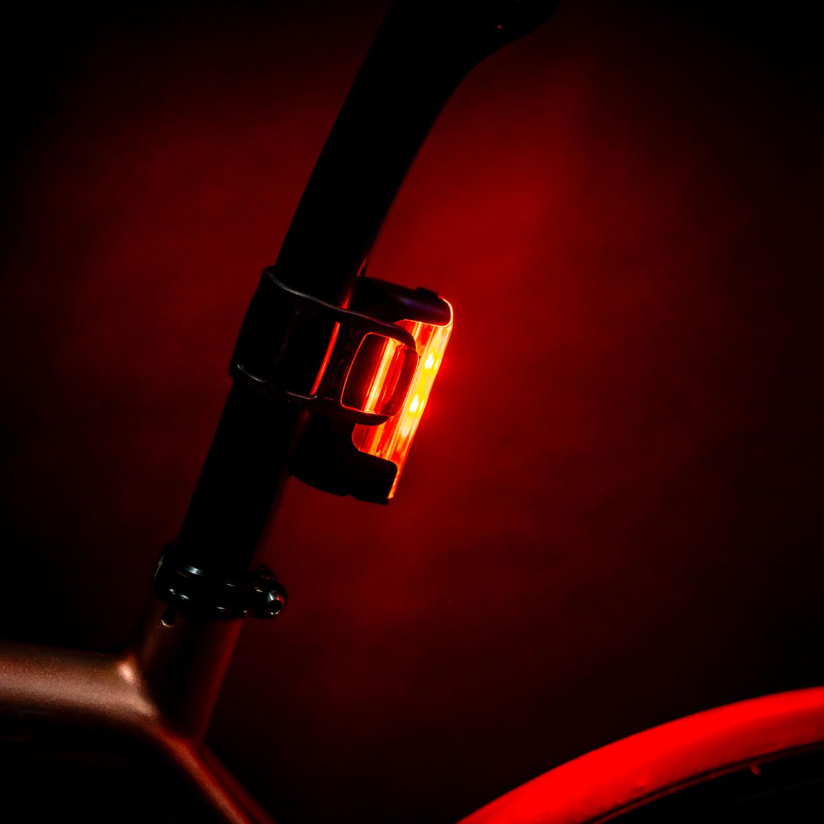 LEZYNE Strip Drive Pro Bicycle USB Rechargeable IPX7 Waterproof 270-Degree Visibility LED Rear Light w/Multiple Solid & Flash Modes | Silicone Rubber Mounting Strap Included - 300/400 Lumens Options