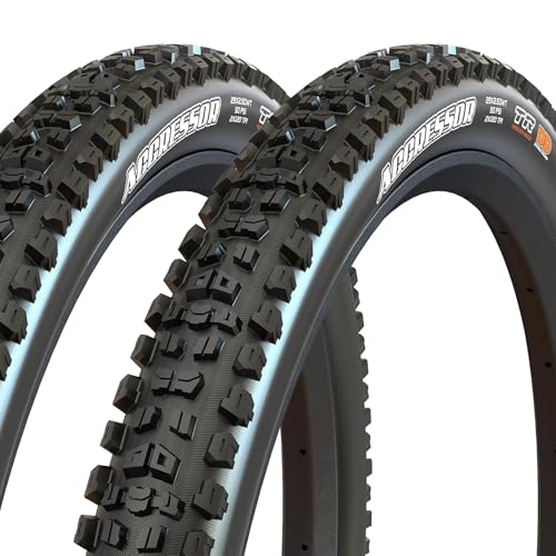 MAXXIS Aggressor - 2 Pack - 26", 27.5", 29" - Mountain Bike Tire, Tubeless Ready | Designed for high-Speed, Hard-Packed, Rocky MTB Trails