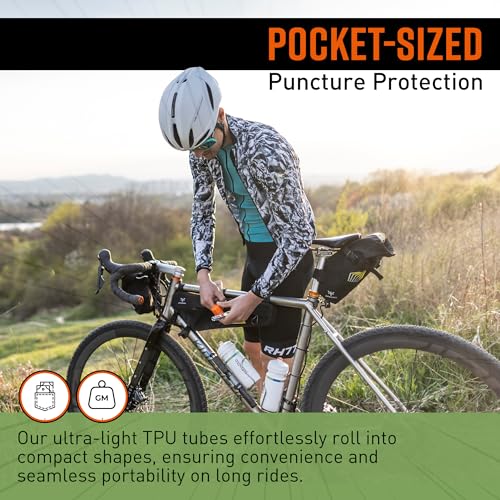 Tubolito CX/Gravel 700C x 32-50mm, 42mm / 60mm Presta Valve | Light, Strong & Compact | Rim & Disc Brake Compatibility